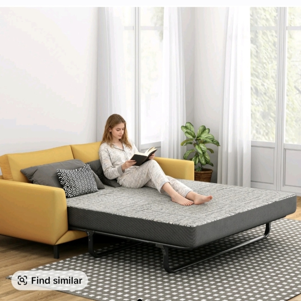 Gray Sofa  Mattress
